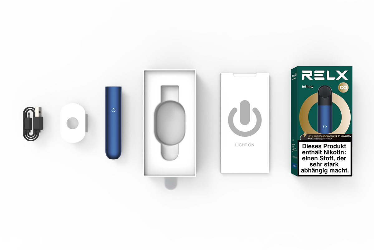 RELX Infinity Packaging Deep Blue - RELX Switzerland