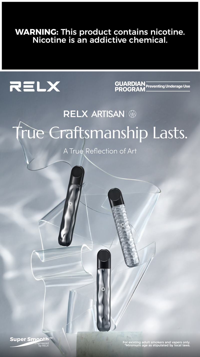 RELX Artisan Key Visual - A True Reflection of Art