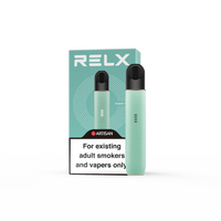 RELX Artisan Robin Blue Device Packaging - the Premium Vaping Experience