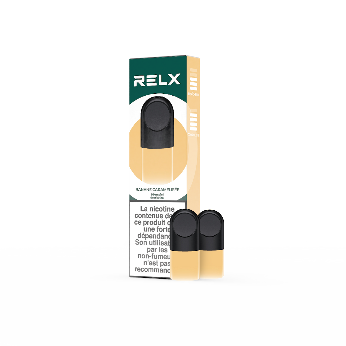 RELX Pod – Karamell-Banane – 9 mg/ml