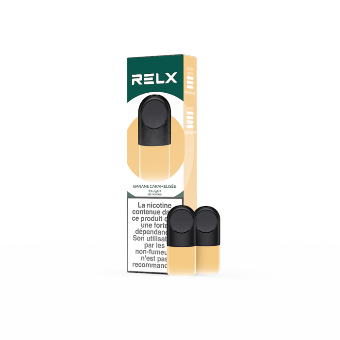RELX Pod – Karamell-Banane – 9 mg/ml
