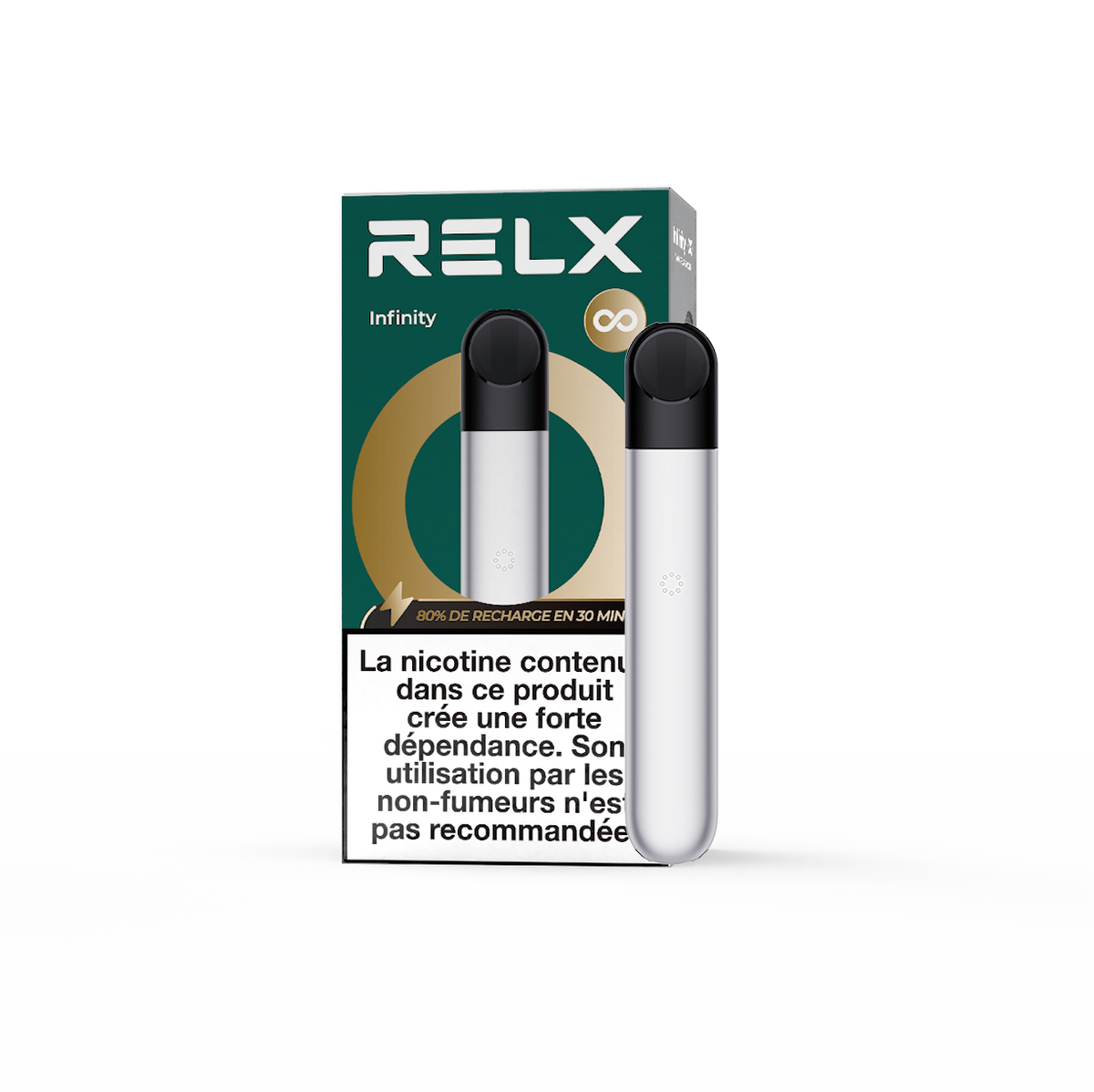 RELX Infinity Packaging Silver - RELX Switzerland