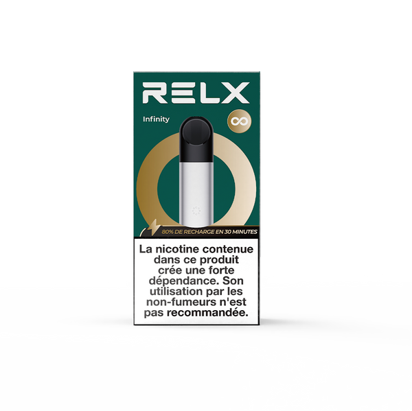 RELX Infinity Packaging Silver - RELX Switzerland