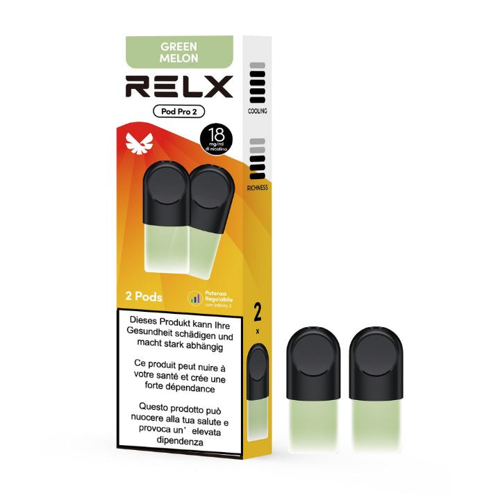 RELX Pro Pod 2 Grne Melone 18 mg/ml RELX Switzerland RELX Pro Pod 2 Grne Melone 18 mg/ml RELX Switzerland
