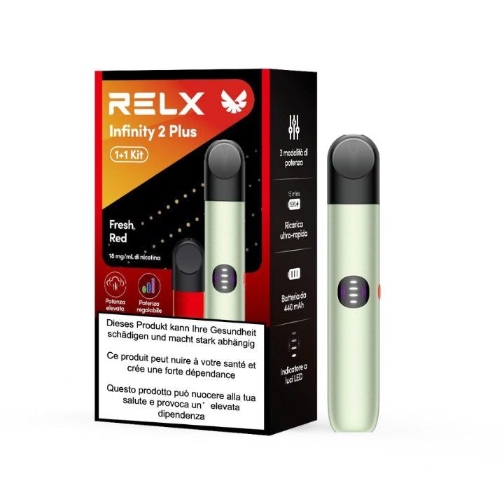 RELX Infinity 2 PLUS - Misty Leaf + Fresh Red (18mg/ml) – RELX Switzerland