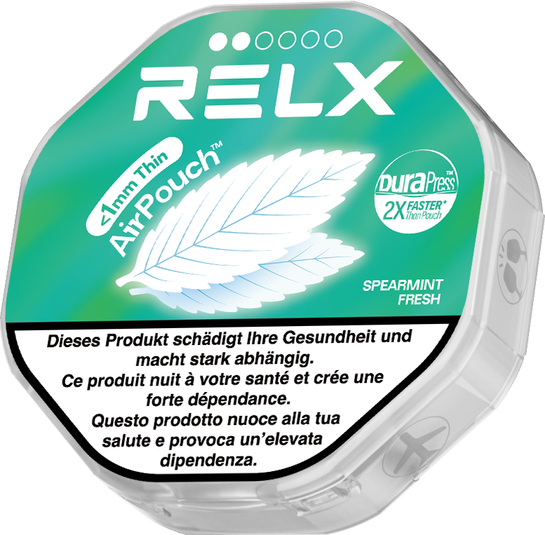 RELX AirPouch - Menthe verte fraîche 6mg