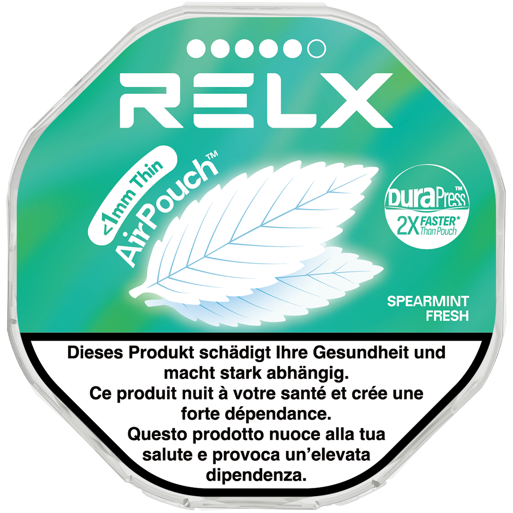 RELX AirPouch - Menthe verte fraîche 6mg