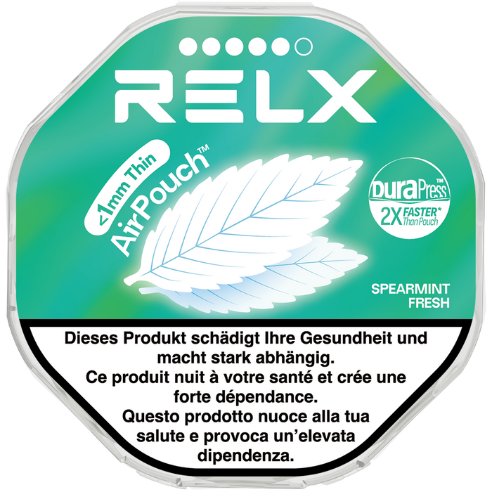 RELX AirPouch - Menthe verte fraîche 6mg