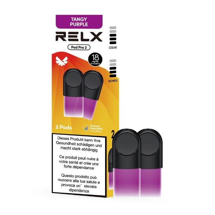 RELX Pro Pod 18 mg/ml - Tangy Grape (Traube) RELX Switzerland RELX Pro Pod 18 mg/ml - Tangy Grape (Traube) RELX Switzerland