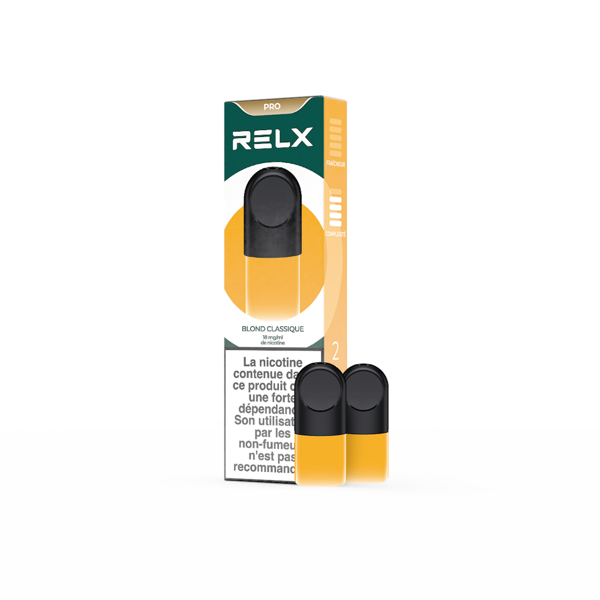 RELX Pod 18 mg/ml - Golden Tobacco