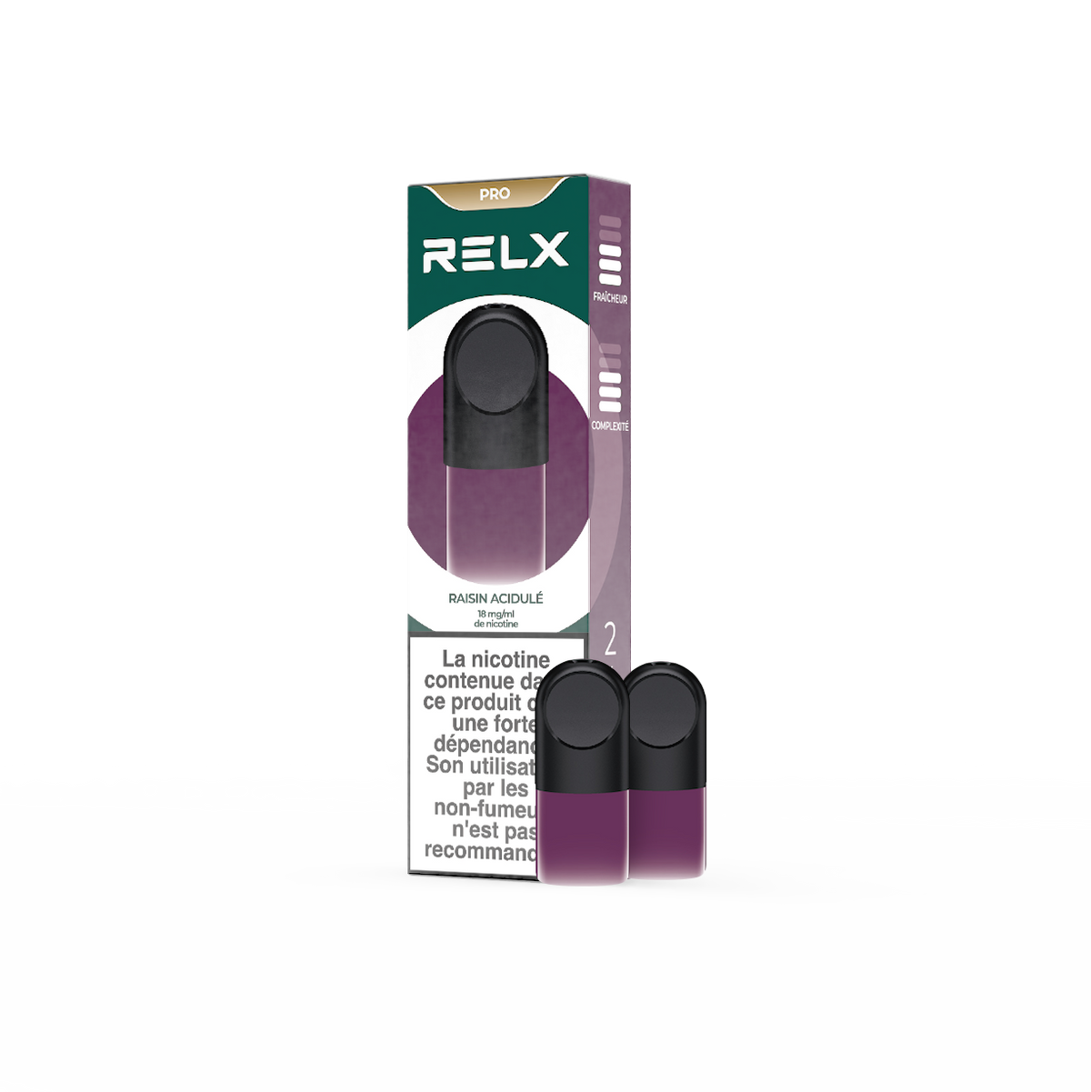 RELX Pro Pod - Tangy Grape - 18mg/ml