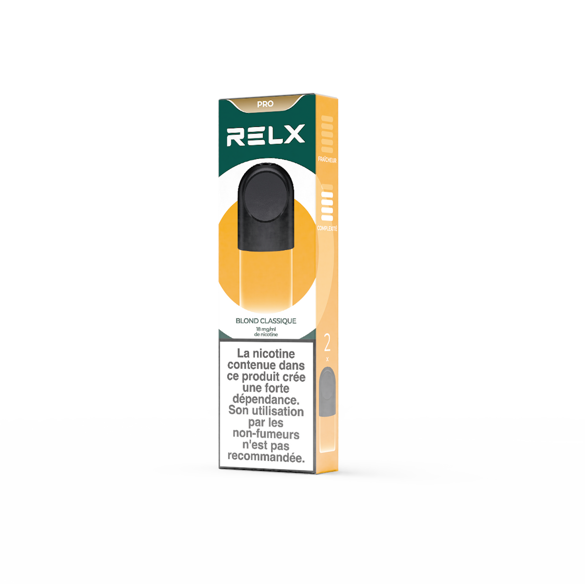 RELX Pod - Golden Tobacco - 18mg/ml