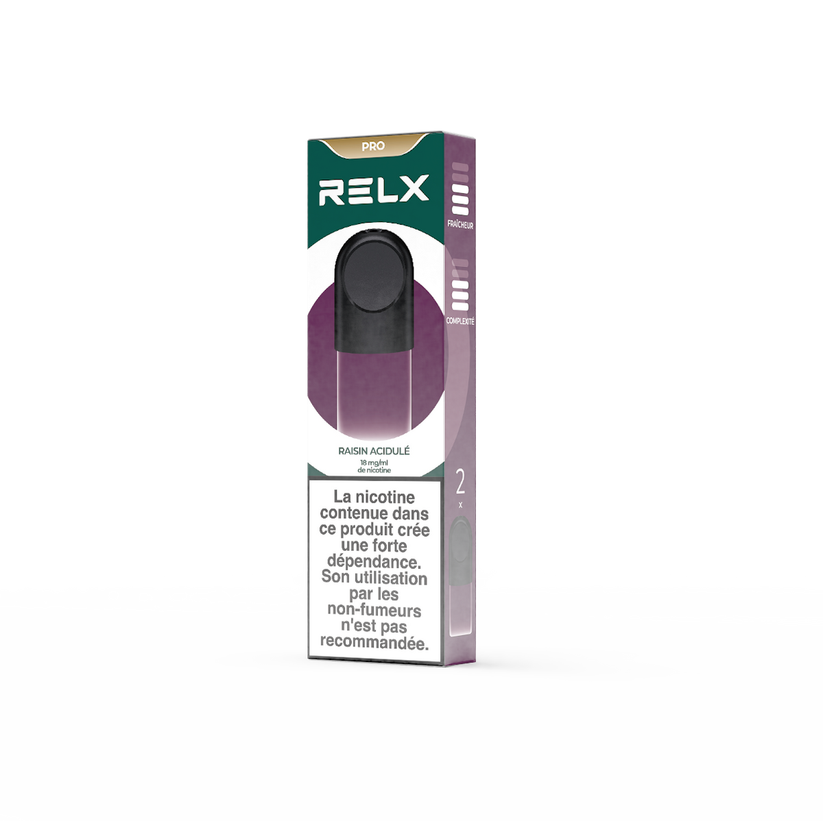 RELX Pro Pod - Tangy Grape - 18mg/ml