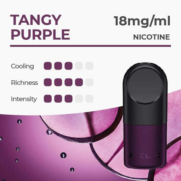 Tangy Purple (Grape) - 18mg/ml RELX Switzerland Tangy Purple (Grape) - 18mg/ml RELX Switzerland